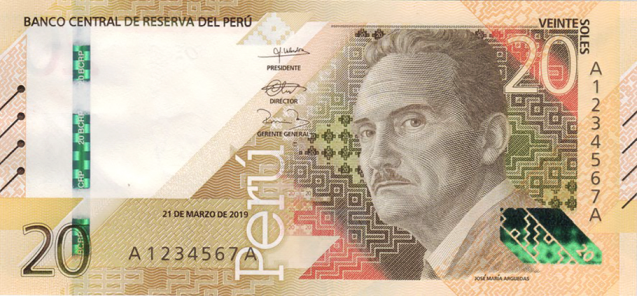 PN197 Peru - 20 Soles (2019)